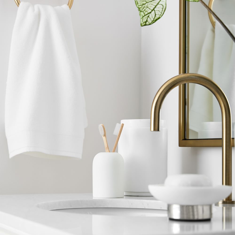 Modern Resin Stone Bathroom Accessories West Elm