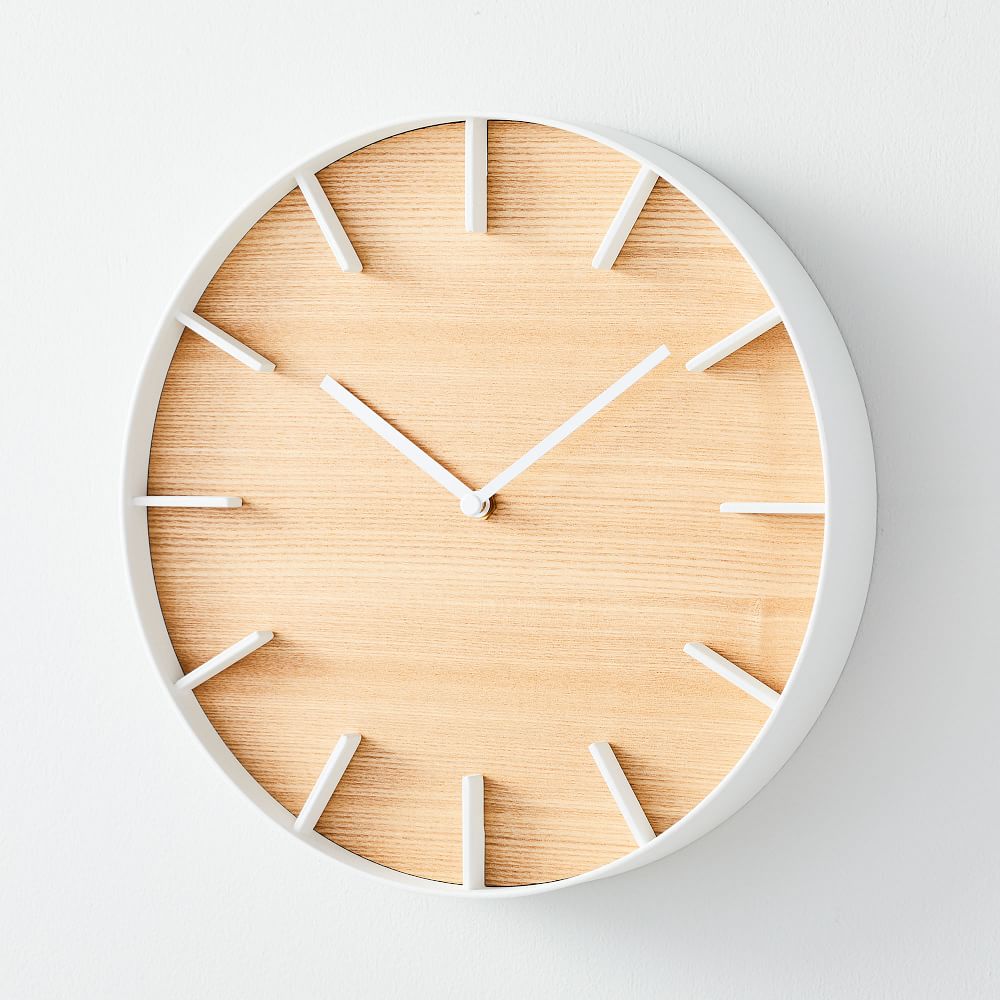 Classic Square Wall Clock Made from Recycled Materials 