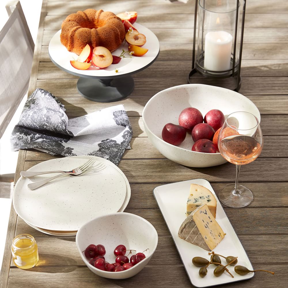 Melamine Stone Dinnerware & Serveware West Elm