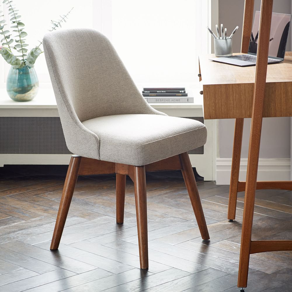 wood leg desk chair