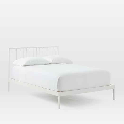Durham Bed, White Bed Frame Full