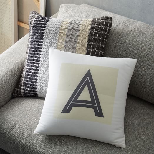 letter pillow cases