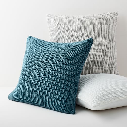 knit pillow covers
