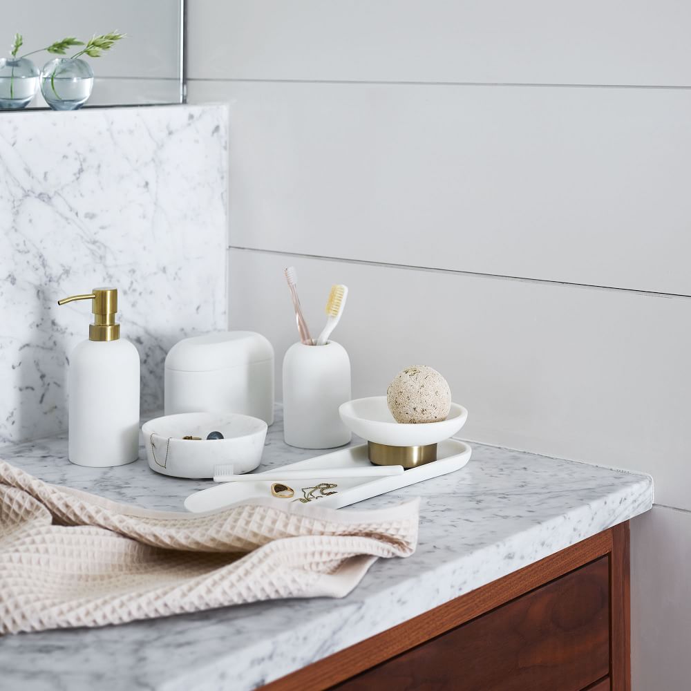 Modern Resin Stone Bathroom Accessories West Elm