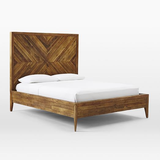 Alexa Reclaimed Wood Bed, Reclaimed Wood King Bed Frame