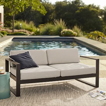 Portside Aluminum Outdoor Sofa, Outdoor Furniture Sectionals Canada