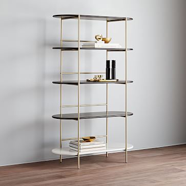 Tiered Bookshelf Tall, West Elm Tiered Tower Bookcase