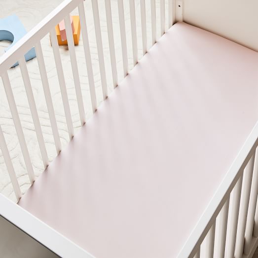 blush crib sheet