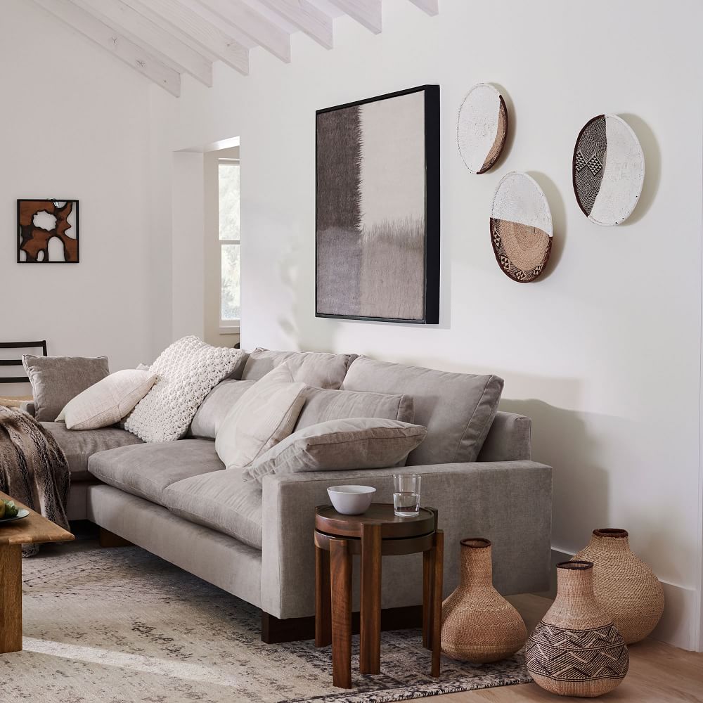 TwoTone Zimbabwe Wall Baskets (Set of 3) West Elm