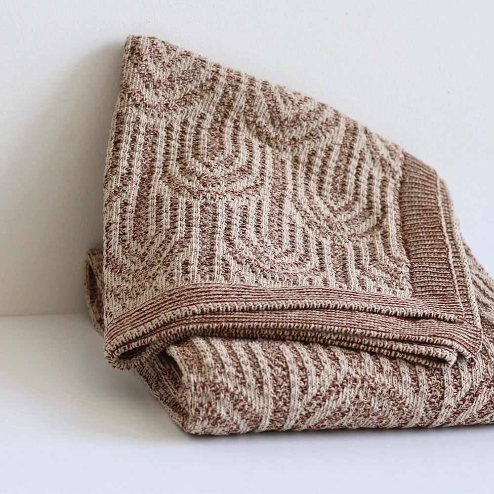 Happy Habitat Recycled Cotton Throw Arch Texture West Elm