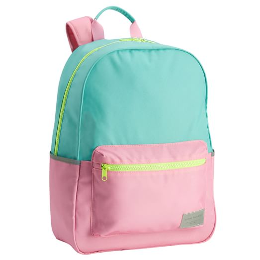 teal pink backpack