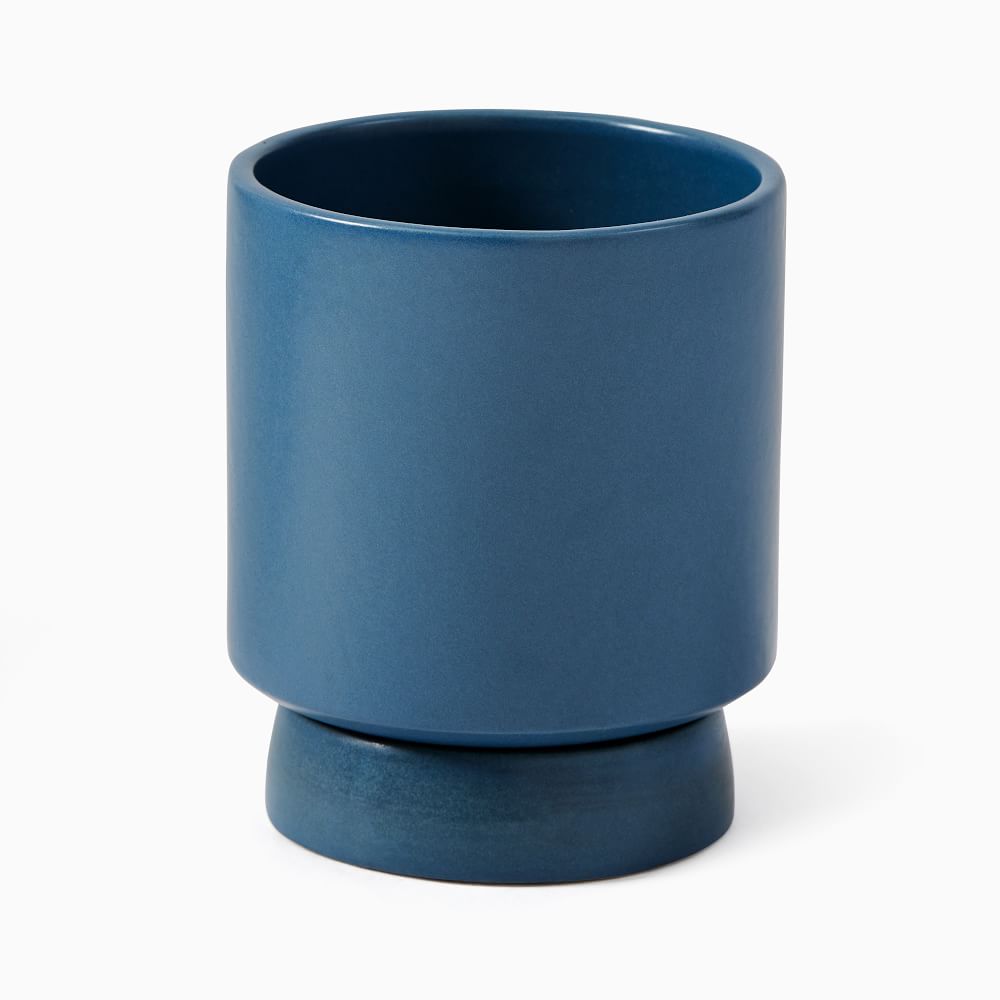 Bishop Indoor/Outdoor Pedestal Planters | West Elm