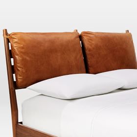 leather bed pillows