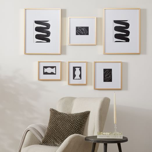 The UpTheStairs Gallery Frames Set (Set of 7) West Elm