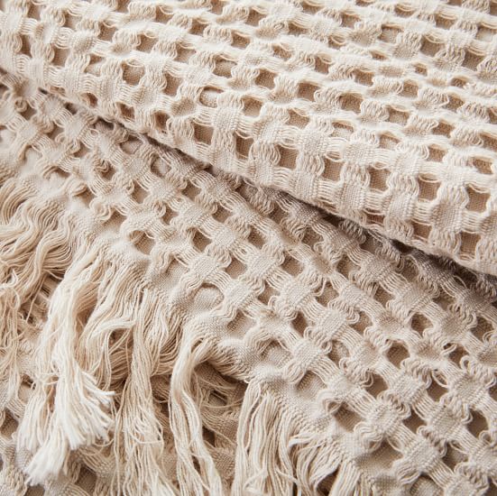 Organic Waffle Bed Blanket West Elm