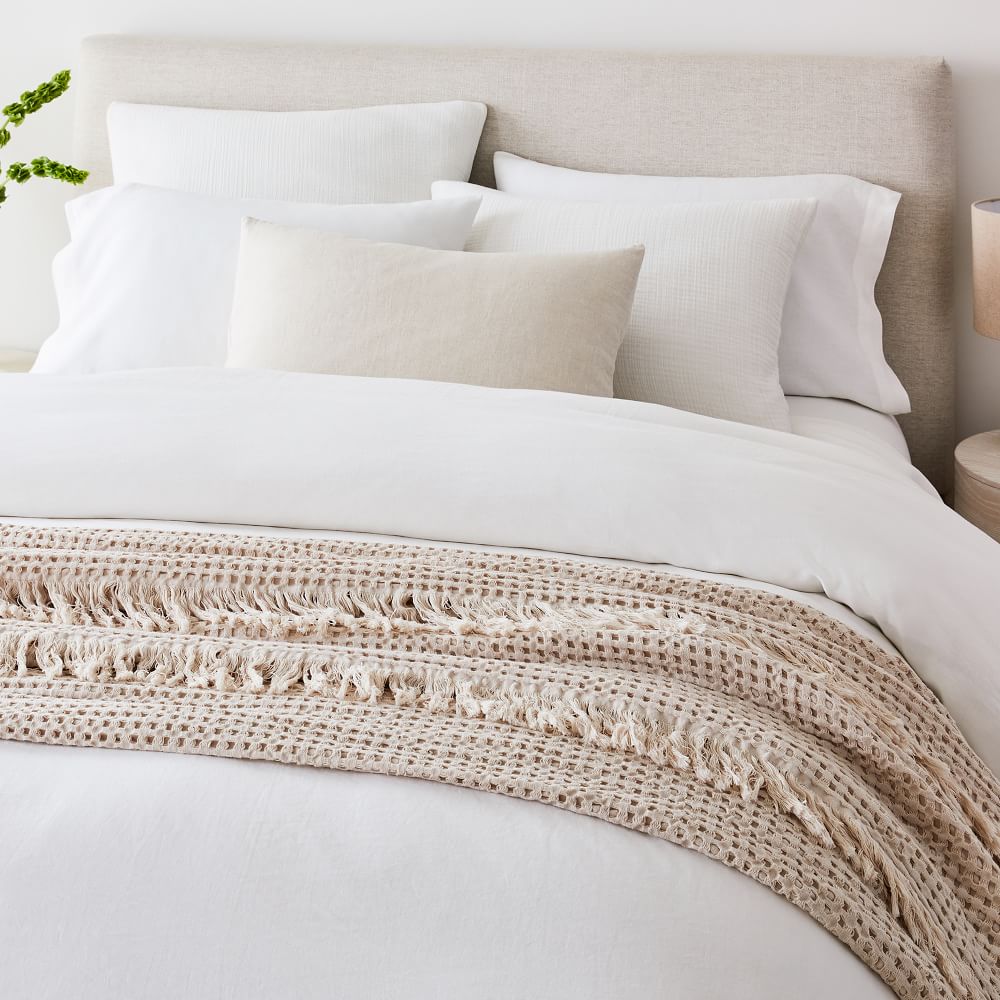 Organic Waffle Bed Blanket West Elm