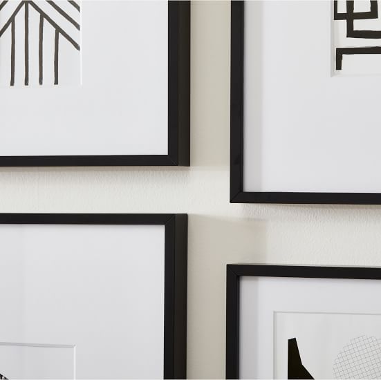 Multi-Mat Gallery Frames - Black | West Elm