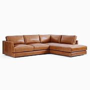 Haven Leather Furniture Collection, Oversized Leather Sectional