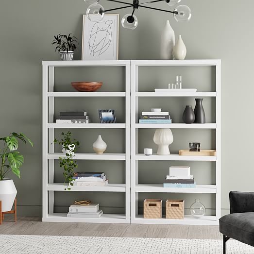 Parsons Tower, West Elm Tiered Tower Bookcase