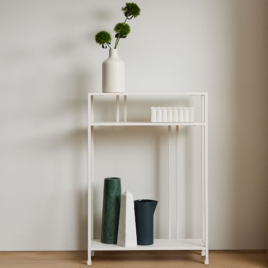 Profile Narrow Console Table, Tall Skinny Console Table