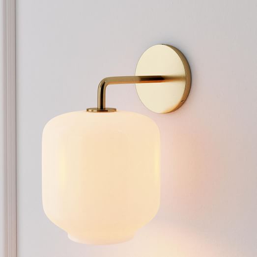 Build Your Own Sculptural Glass Wall Sconce - West Elm Wall Sconce Plug In