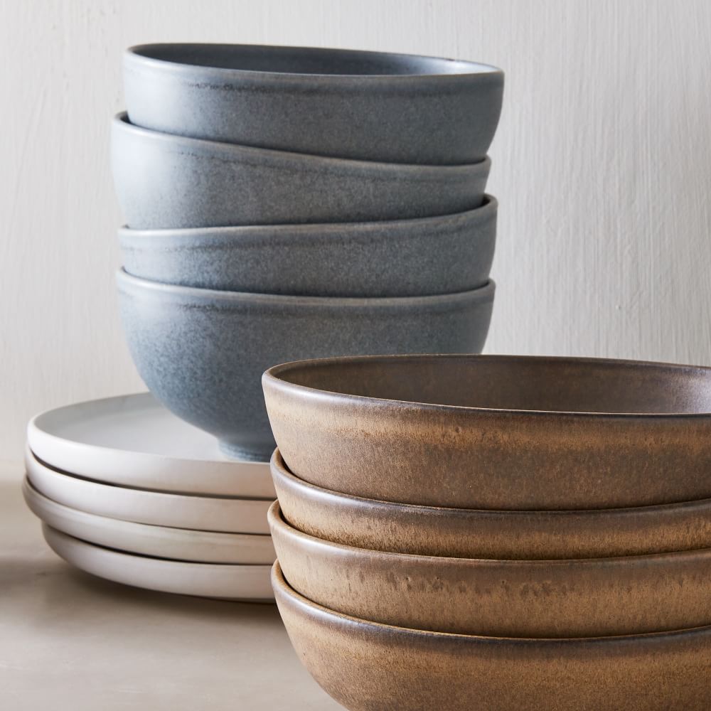 Kanto Matte Glaze Stoneware Dinnerware (Set of 24) West Elm
