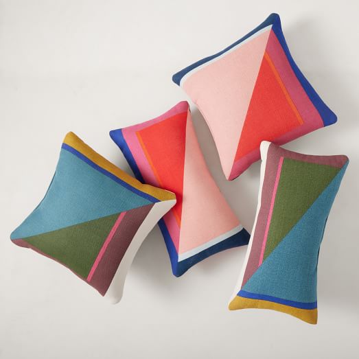 Split Colorblock Pillow - Langoon