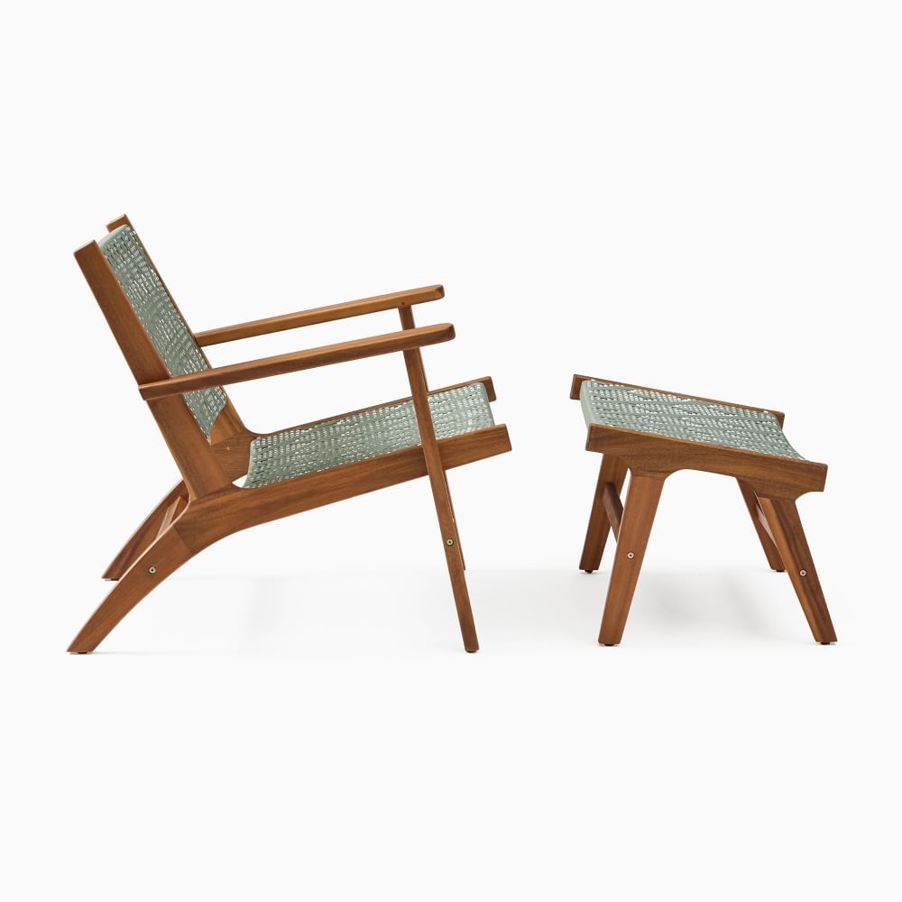 Bondi Outdoor Lounge Chair & Ottoman Set West Elm