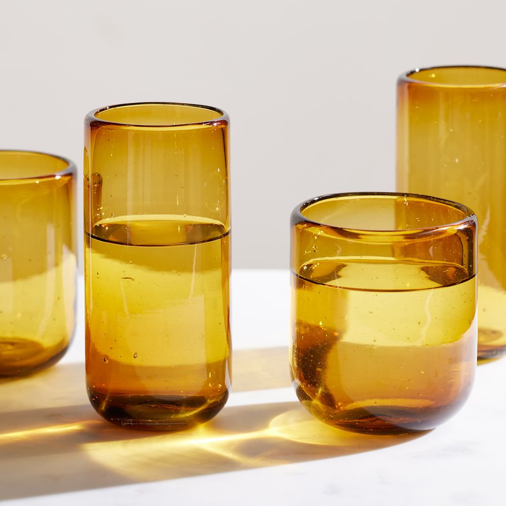 Recycled Mexican Glassware (Set of 4) West Elm