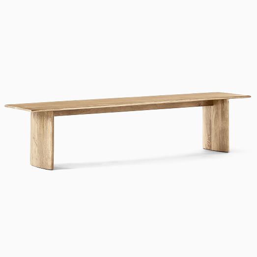 Anton Solid Wood Dining Bench 58 106, What Size Dining Bench For 84 Table