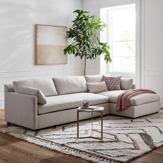 Marin 2 Piece Chaise Sectional, Are West Elm Sofas Good Quality