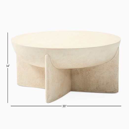 Monti Lava Stone Coffee Table (30