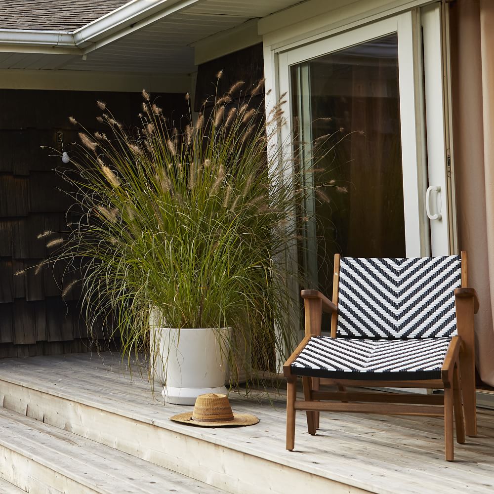 Bondi Outdoor Lounge Chair & Ottoman Set West Elm