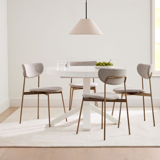 Mid Century Modern Petal Upholstered, Mid Century Modern Chairs Dining