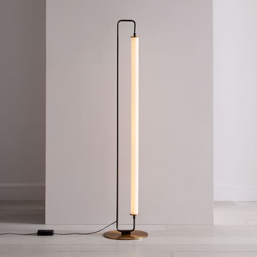 Lital Led Floor Lamp, Linear Led Light Fixture Canada