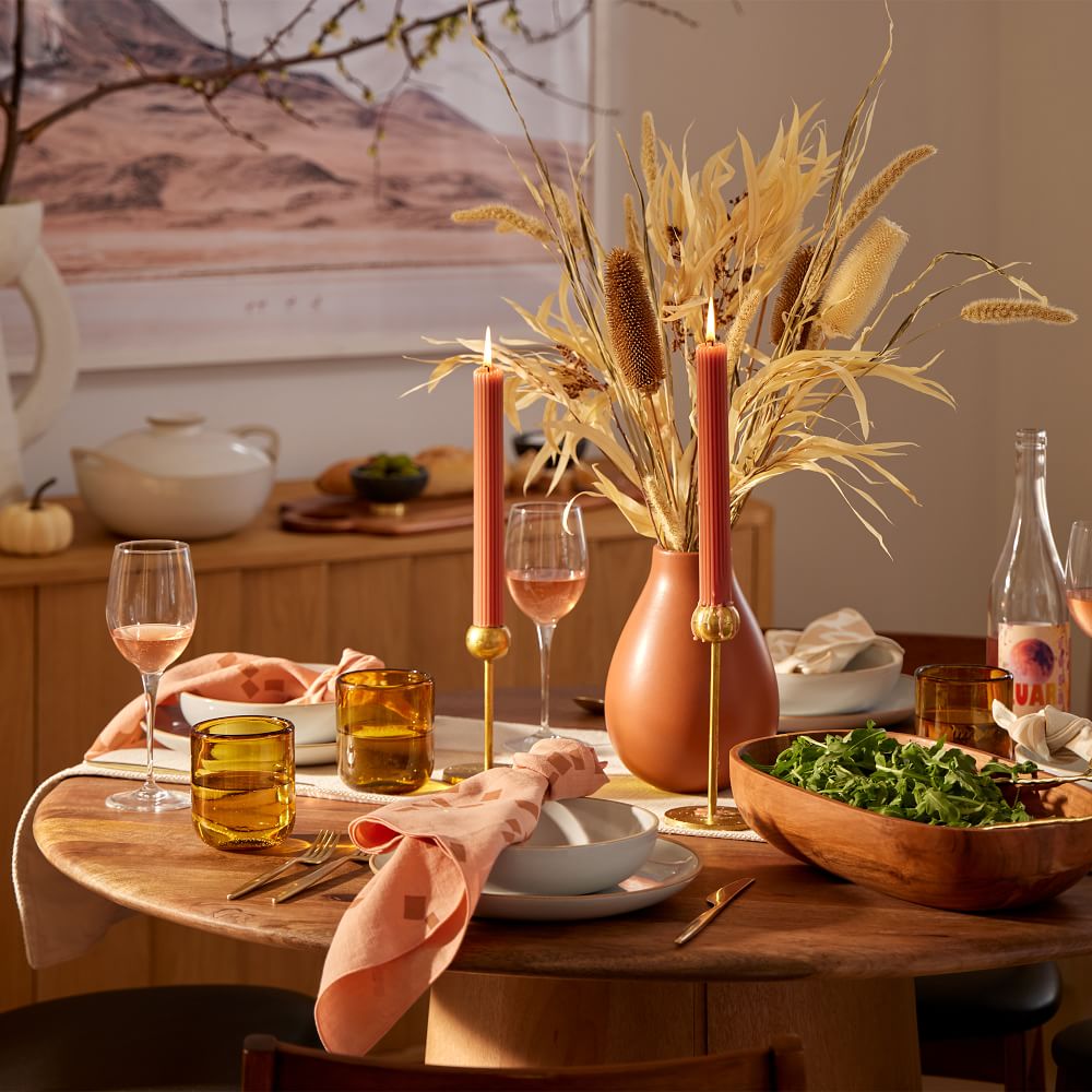 Modern Brass Candle Holders West Elm