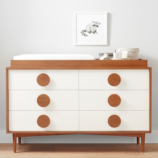 mid century changing table