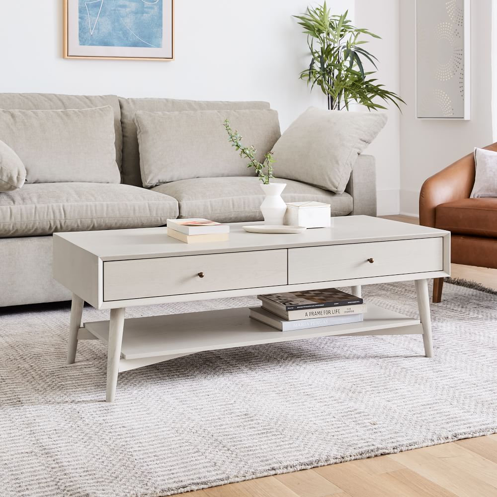 MidCentury Storage Coffee Table West Elm