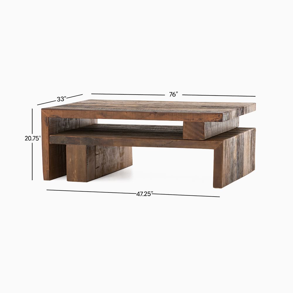 Peroba Nesting Coffee Table West Elm