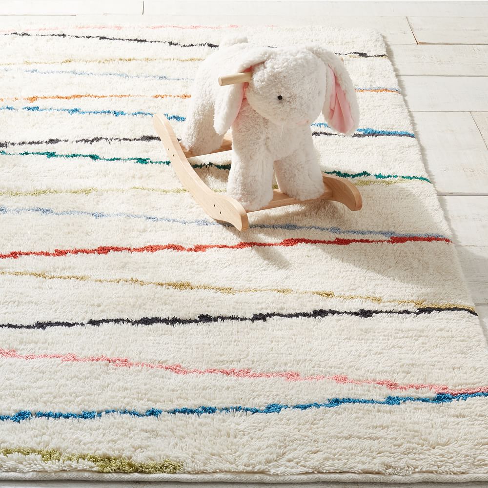 Rainbow Zigzag Rug (InStock & Ready to Ship) West Elm