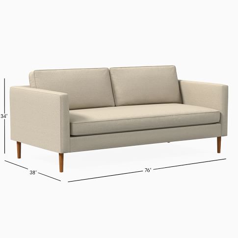 Harris Loft Sofa - Wood Legs (66