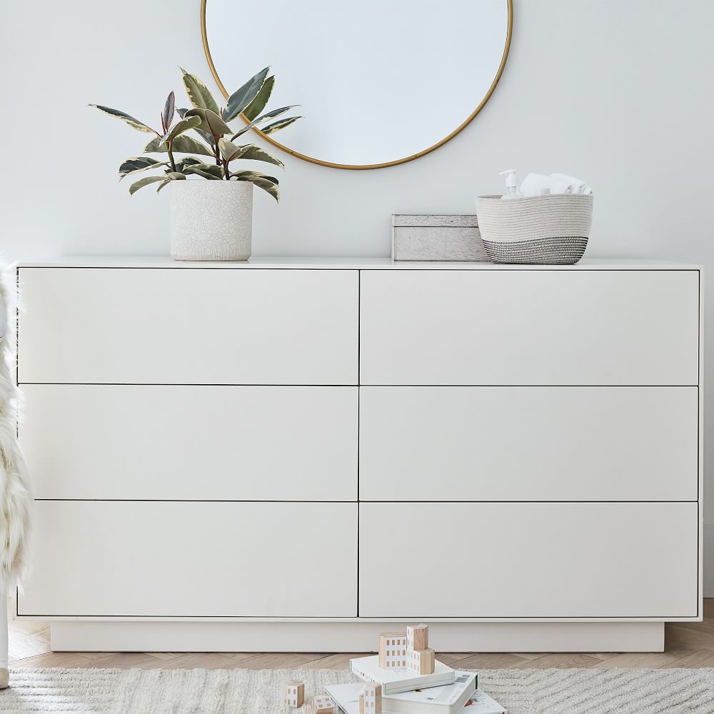 white toddler dresser