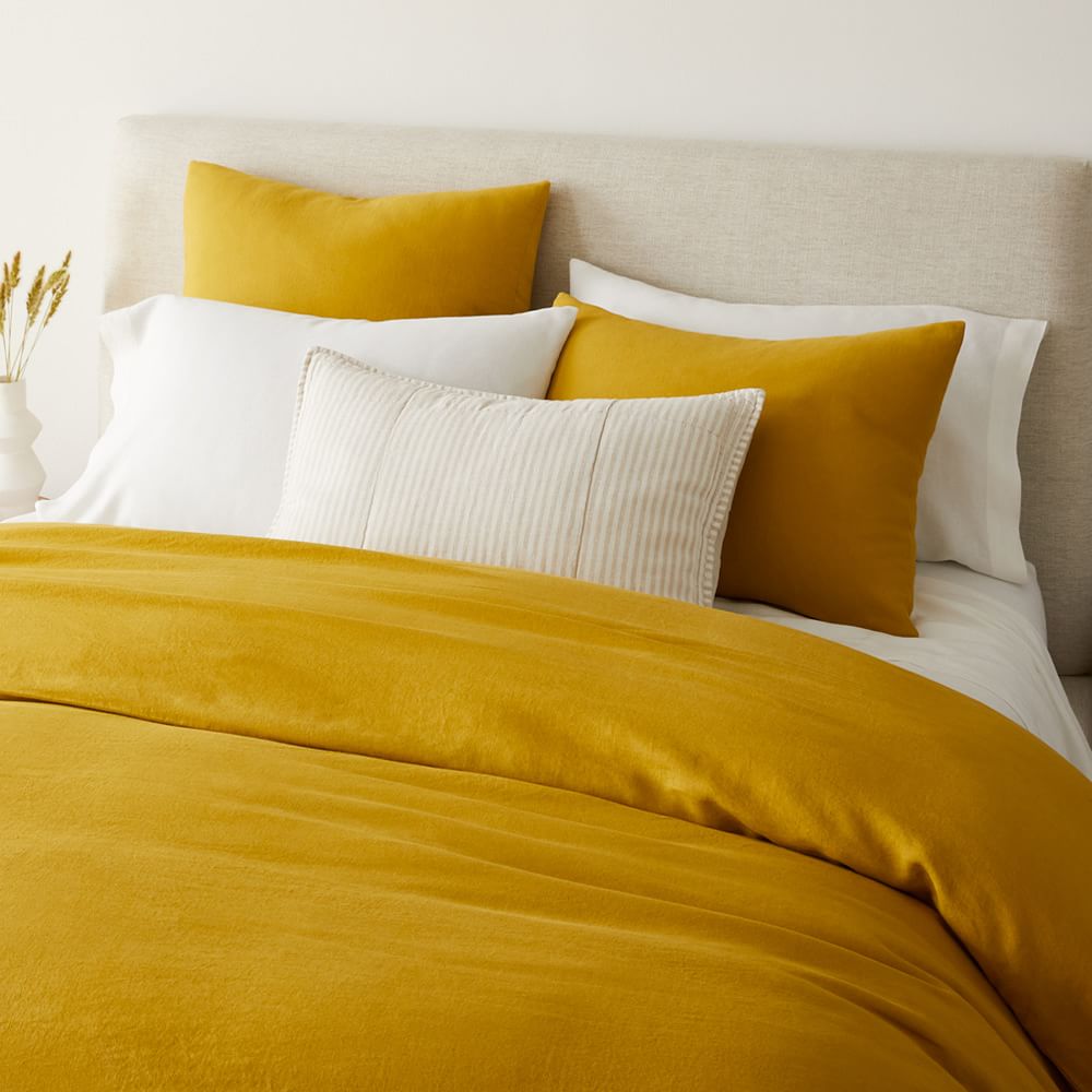 Linen Duvet Cover & Shams West Elm