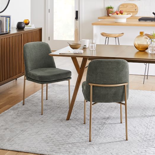 Modern Kitchen Dining Chairs West Elm, Dining Table Chairs Set Of 2