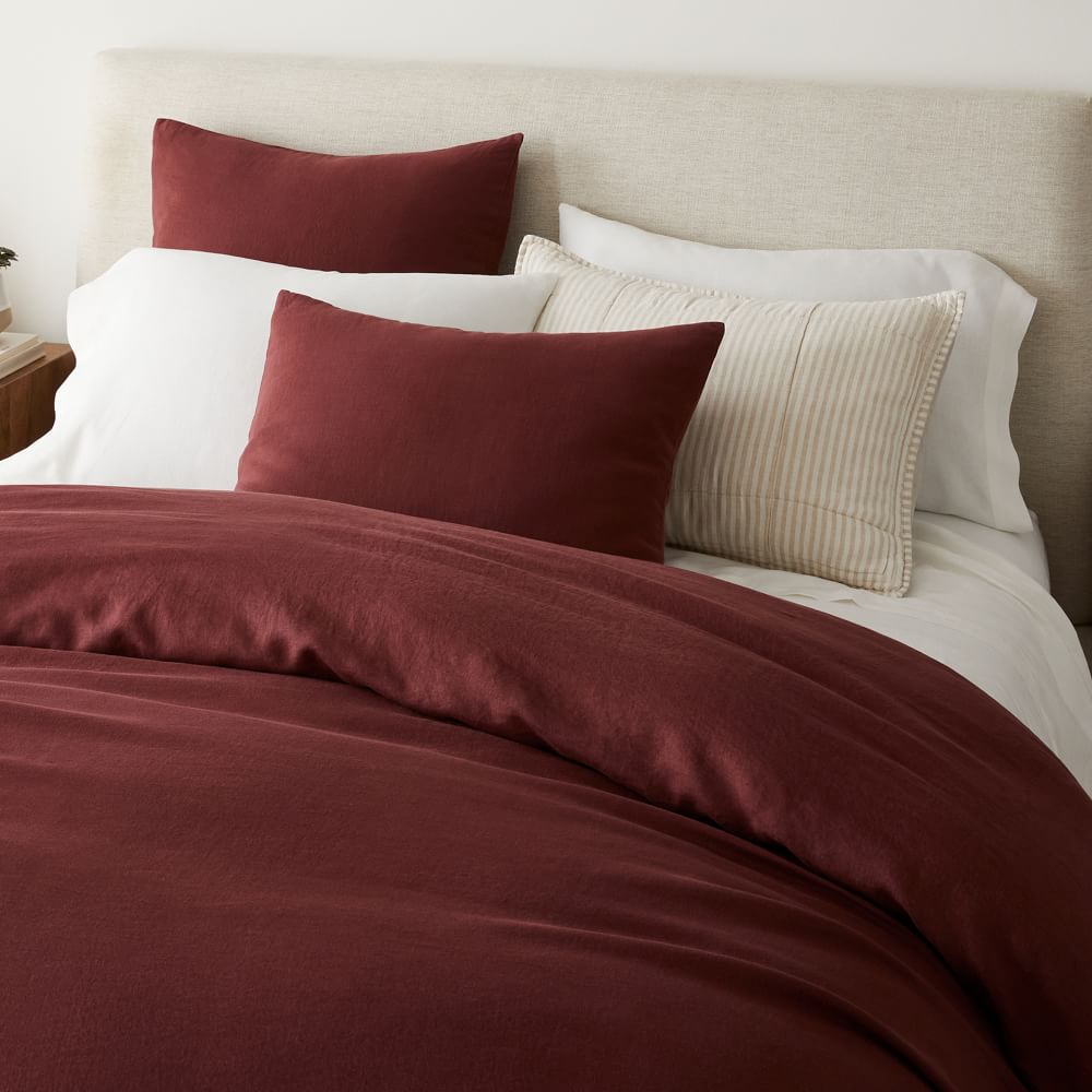 Linen Duvet Cover & Shams West Elm