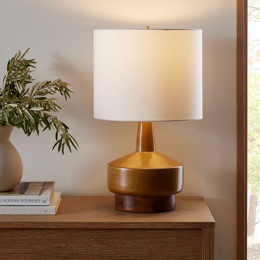 Bedside Table Lamps, Mid Century Style Bedside Lamps