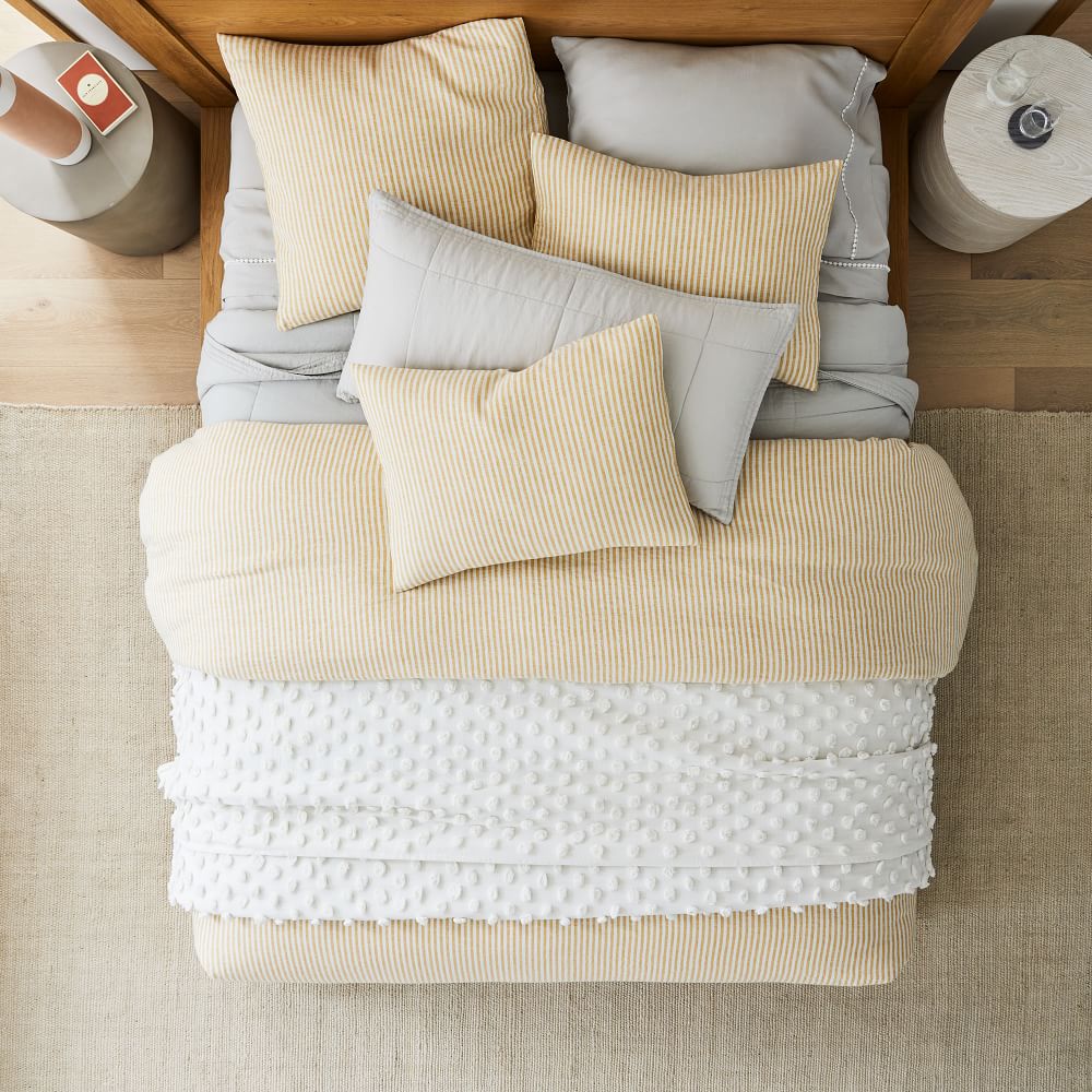 Linen Duvet Cover & Shams West Elm