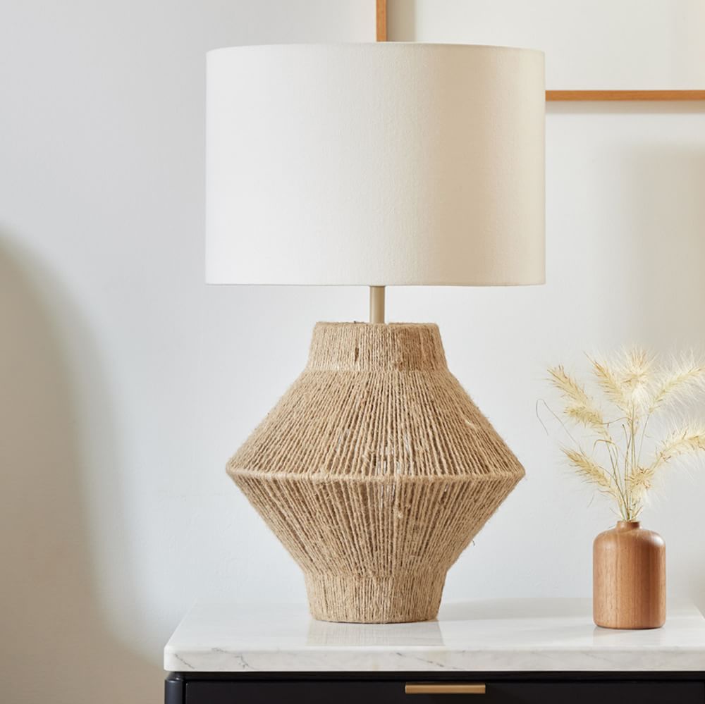 Handwoven Jute Table Lamp West Elm
