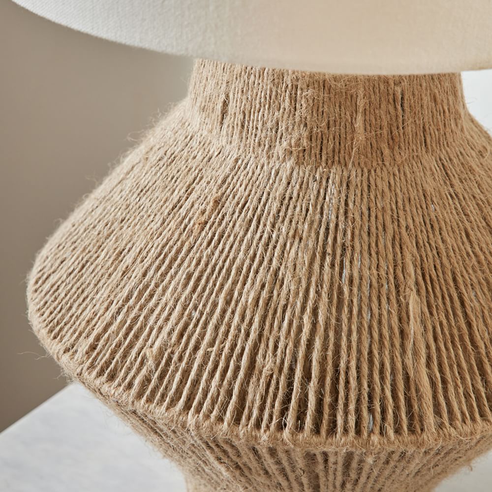 Handwoven Jute Table Lamp West Elm