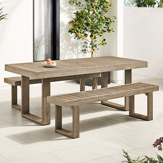 Portside Outdoor 76 5 Dining Table 66 Bench Set - Reviews Of West Elm Portside Outdoor Furniture